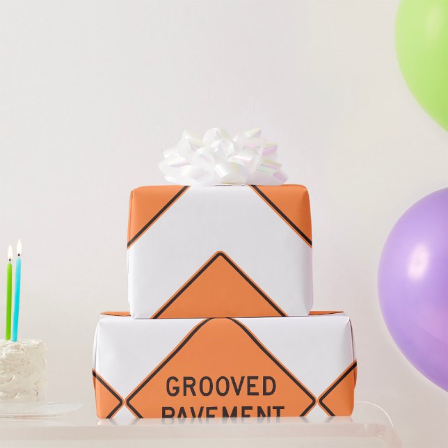 Papier Cadeau Papier d'enveloppement des enseignes du chemin de  (Créateur téléchargé)