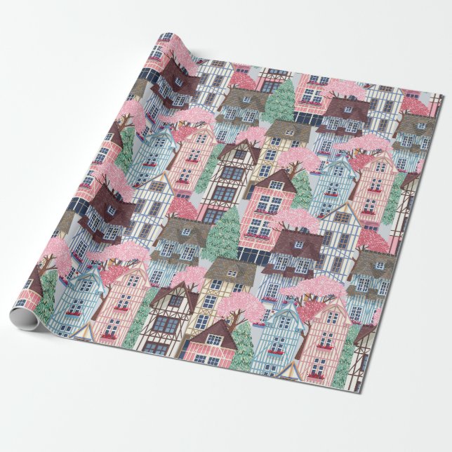 Papier Cadeau Papier d'enveloppement des mignons (Déroulé)