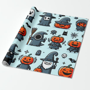 Papier Cadeau Papier d'enveloppement d'Halloween