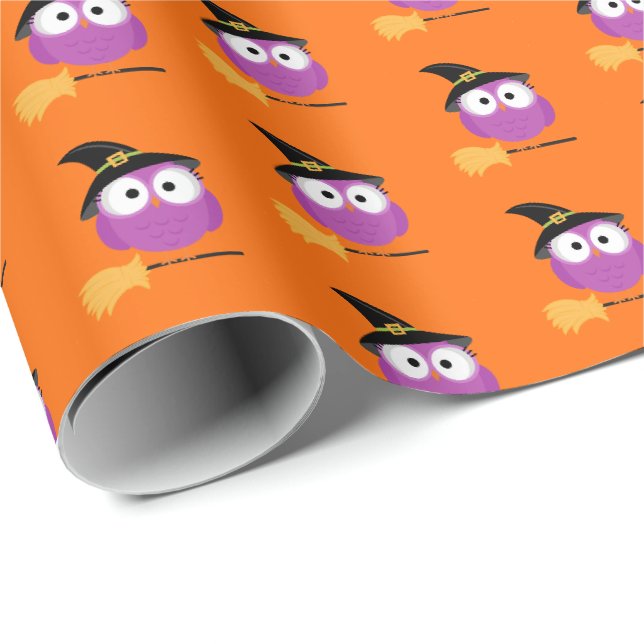 Papier Cadeau Papier d'enveloppement d'Halloween (Coin rond)