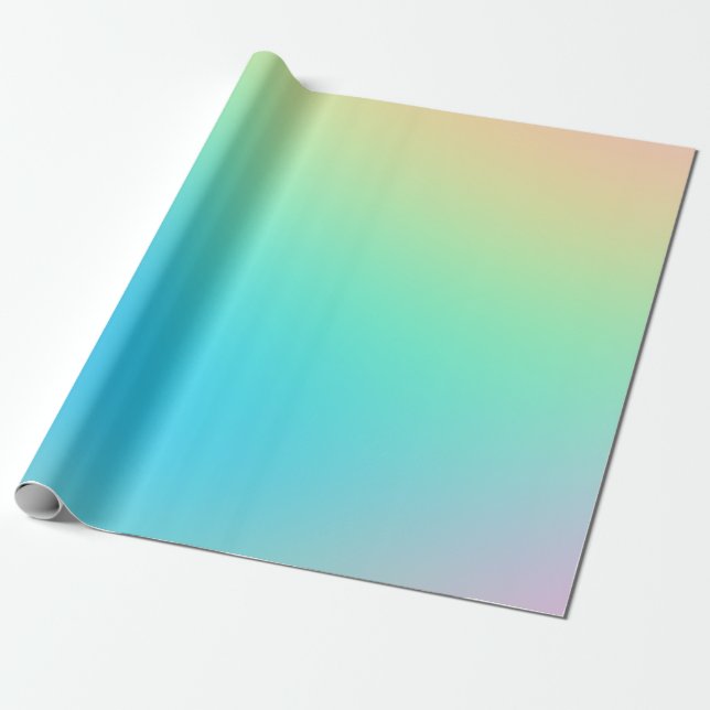 Papier Cadeau Papier d'enveloppement doux et subtil Pastel (Déroulé)