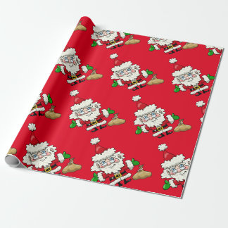 Papier Cadeau Papier d'enveloppement du Père Noël