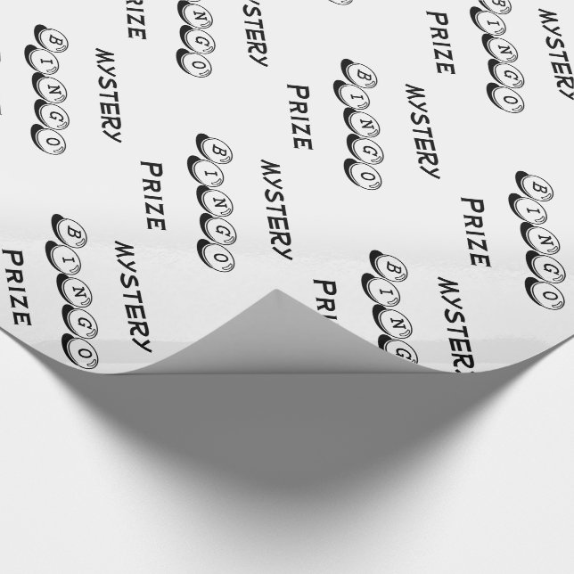 Papier Cadeau Papier d'enveloppement du prix Mystery BINGO (Coin)
