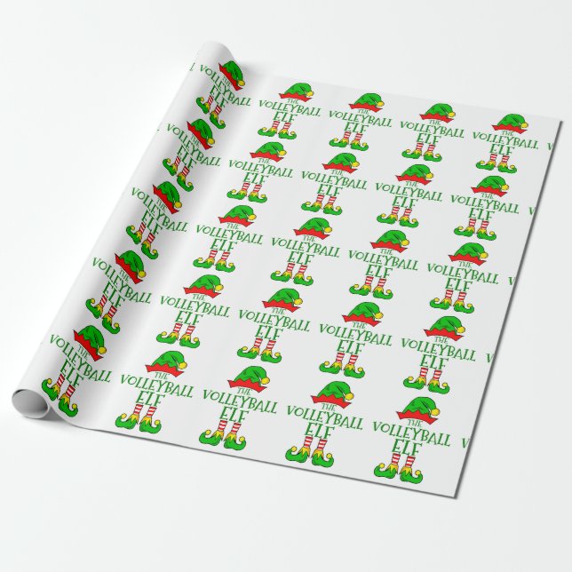 Papier Cadeau Papier d'enveloppement Elf Volleyball (Déroulé)