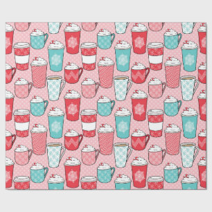 Papier Cadeau Papier d'enveloppement fin hiver