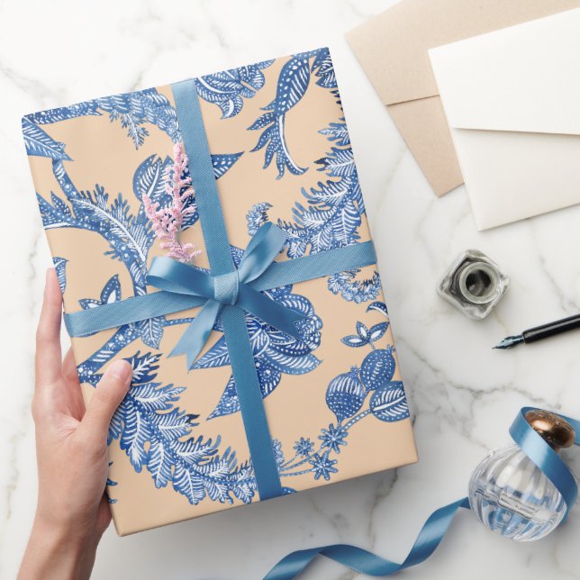 Papier Cadeau Papier d'enveloppement Floral français (Cadeaux)