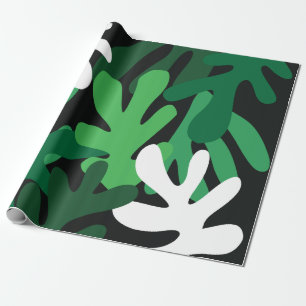 Papier Cadeau Papier d'enveloppement Floral Matisse