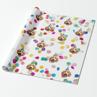 Papier Cadeau Papier d'enveloppement Goldendoodle 2