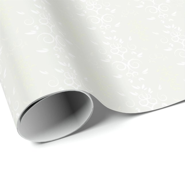 Papier Cadeau Papier d'enveloppement HAMbWG - Crème blanche 5 (Coin rond)