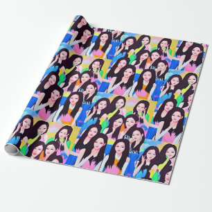 Papier Cadeau Papier d'enveloppement K Pop