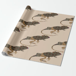 Papier Cadeau Papier d'enveloppement Lizard