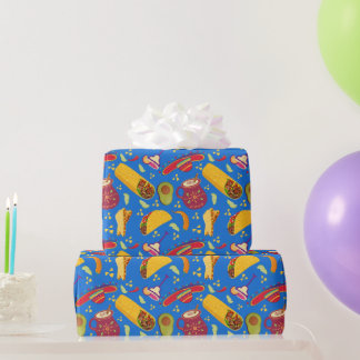 Papier Cadeau Papier d'enveloppement mexicain Fiesta