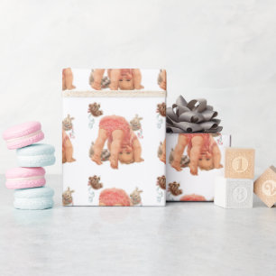 Papier Cadeau Papier d'enveloppement mignon pour bébé