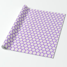 Papier d'enveloppement moderne à base de Polka vio