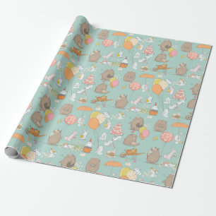 Papier Cadeau Papier d'enveloppement Motif de Pâques/Anniversair