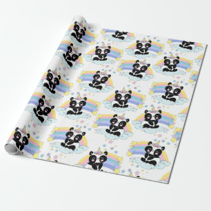 Papier Cadeau Papier d'enveloppement Motif Panda