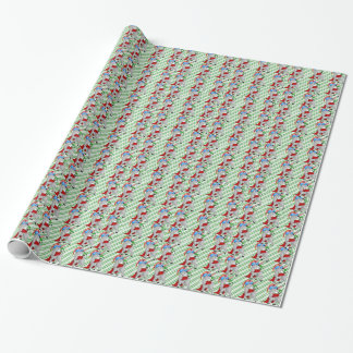 Papier Cadeau Papier d'enveloppement Noel Donkey