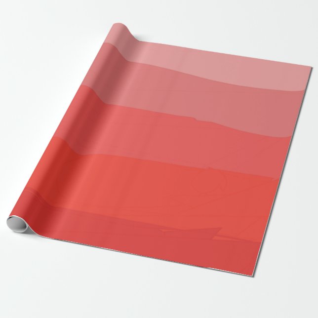 Papier Cadeau Papier d'enveloppement Ombre rouge (Déroulé)