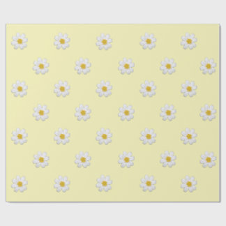Papier Cadeau Papier d'enveloppement Pastel Daisy