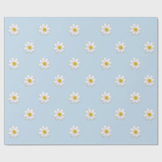 Papier Cadeau Papier d'enveloppement Pastel Daisy