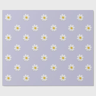 Papier Cadeau Papier d'enveloppement Pastel Daisy