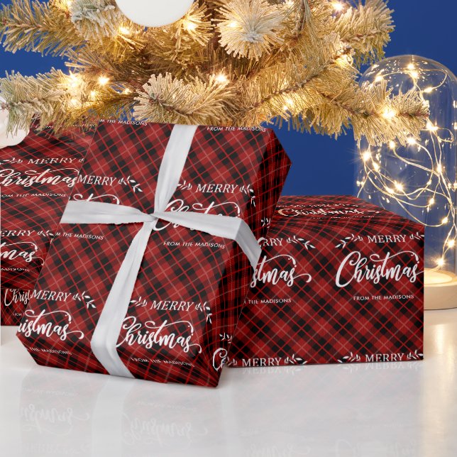 Papier Cadeau Papier d'enveloppement personnalisé de Noël (Vacances)
