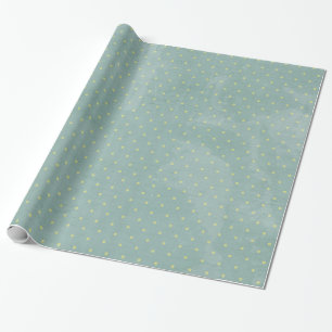 Papier Cadeau Papier d'enveloppement Poke Poke Polka bleu Noël