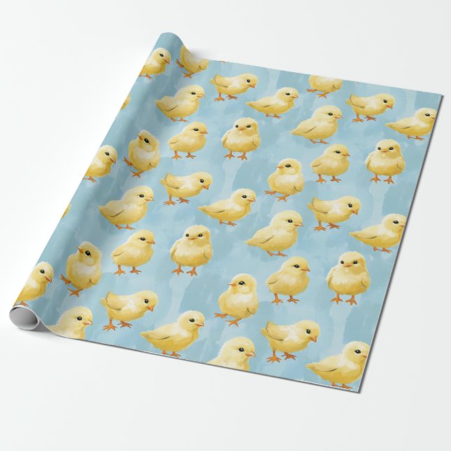 Papier Cadeau Papier d'enveloppement pour bébé (Déroulé)