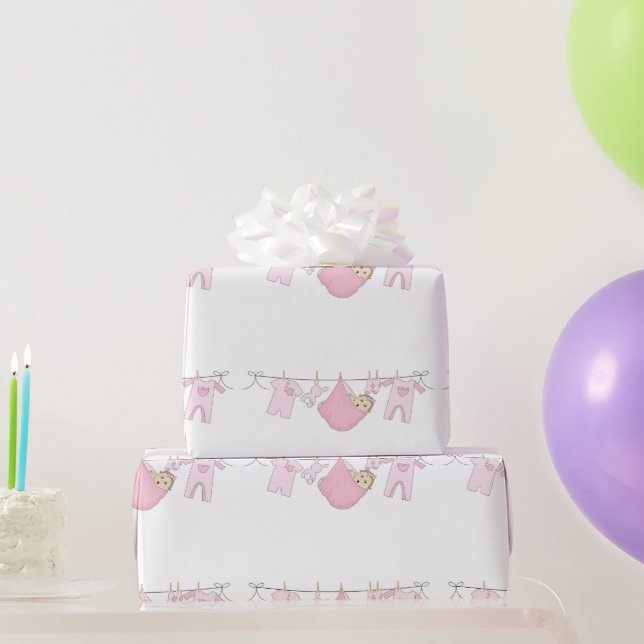 Papier Cadeau Papier d'enveloppement pour bébé (Cadeaux de fête)