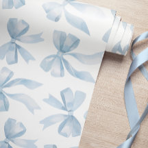 Papier d'enveloppement pour bébé bleu