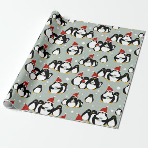 Papier Cadeau Papier d'enveloppement pour capuchon de pingouin