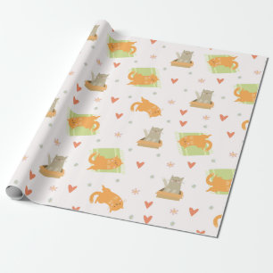 Papier Cadeau Papier d'enveloppement pour chats