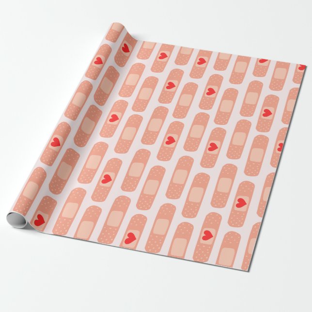 Papier Cadeau Papier d'enveloppement pour infirmière mignonne (Déroulé)