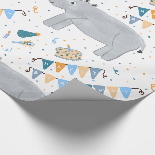 Papier Cadeau Papier d'enveloppement pour l'anniversaire de Rhin (Coin)