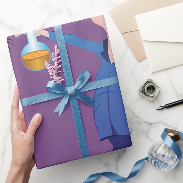 Papier Cadeau Papier d'enveloppement pour scientifique (Créateur téléchargé)