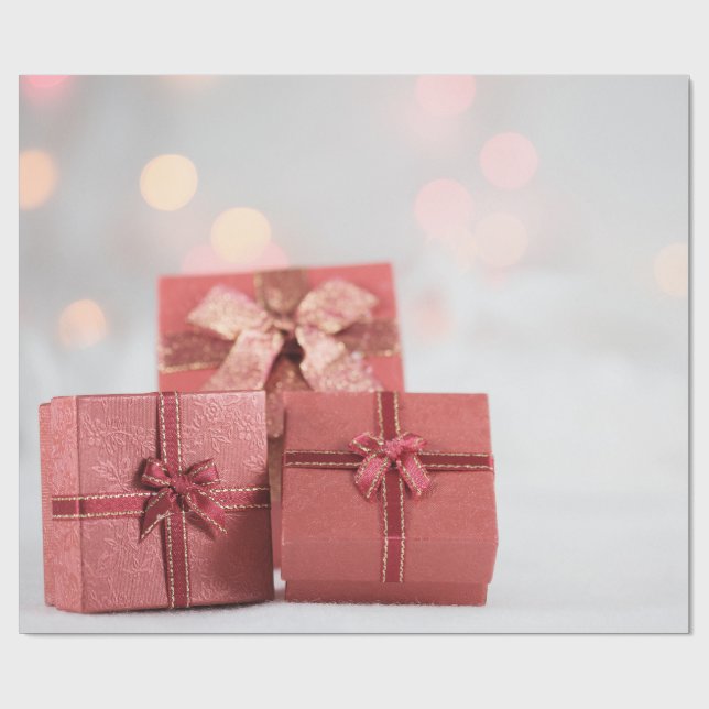 Papier Cadeau Papier d'enveloppement présent Noël (Plat)