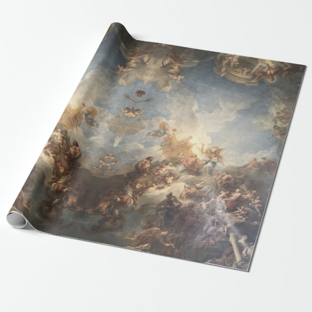 Papier Cadeau Papier d'enveloppement Prince de Versailles (Déroulé)