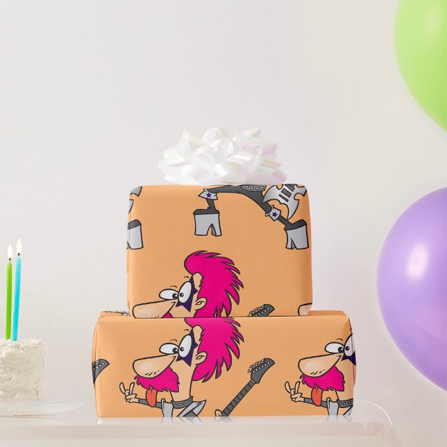 Papier Cadeau Papier d'enveloppement Rocker Star (Créateur téléchargé)