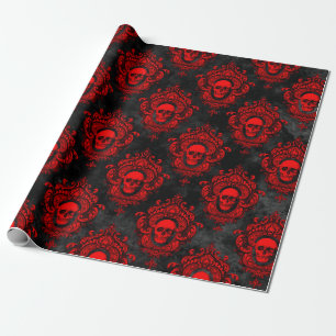 Papier Cadeau Papier d'enveloppement romantique gothique