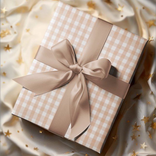 Papier Cadeau Papier d'enveloppement Rose beige (Créateur téléchargé)