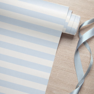 Papier Cadeau Papier d'enveloppement simple Bleu Blancs