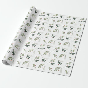 Papier Cadeau Papier d'enveloppement vert pour vacances