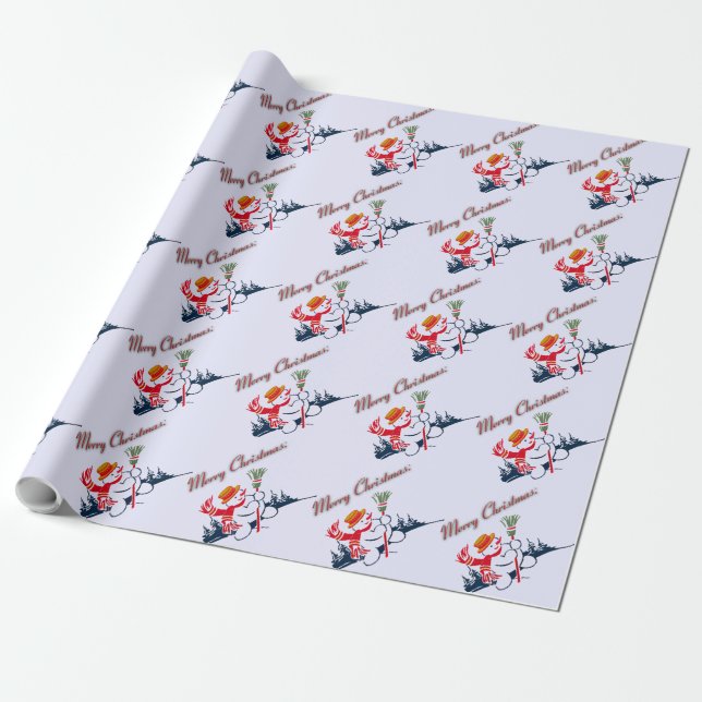 Papier Cadeau Papier d'enveloppement vintage (Déroulé)