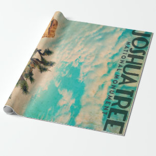 Papier Cadeau Papier d'enveloppement vintage Joshua Tree