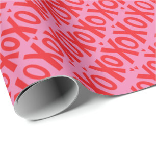 Papier Cadeau Papier d'enveloppement XOXO Valentine's Day
