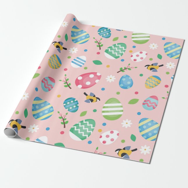 Papier Cadeau Papier écorce de Pâques (Déroulé)