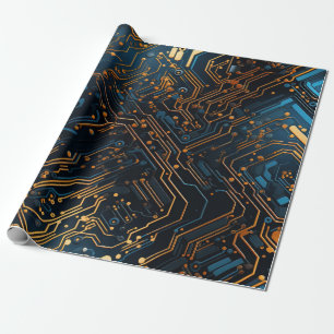 Papier Cadeau Papier électronique d'enrobage de circuits