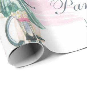 Papier Cadeau Papier enveloppant de la tour Eiffel