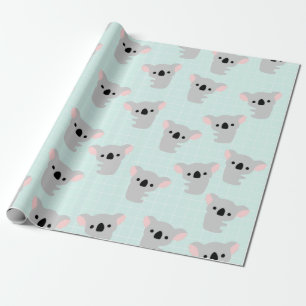 Papier Cadeau Papier enveloppant de l'ours de Koala