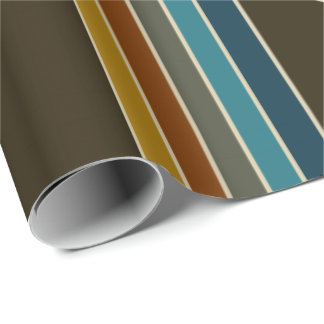 Papier Cadeau Papier enveloppant en trois points - Brown